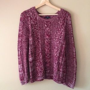 Gap pink / purple sweater